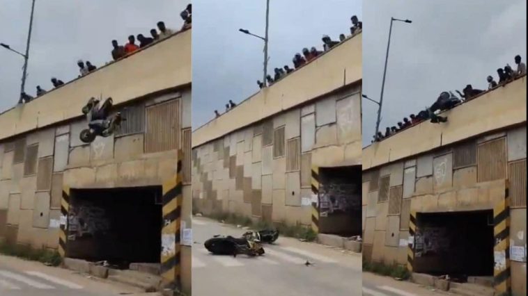 Unbelievable Bengaluru Flyover Stunt Incident: Angry Mob’s Shocking Reaction