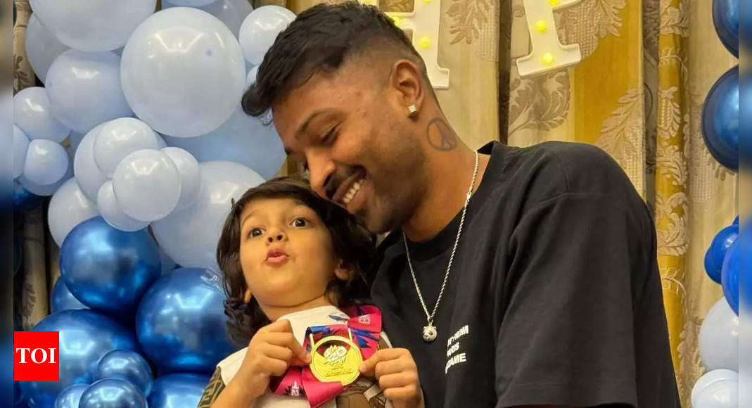 Hardik Pandya’s Son Agastya’s Adorable Ganesh Chaturthi Moment