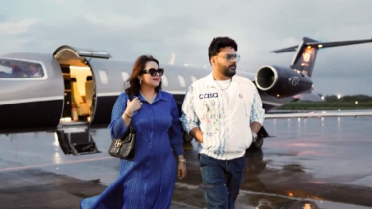 Kapil Sharma, Ginni Chatrath’s Stylish and Effortless Private Jet Look