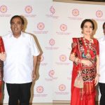 Nita Ambani Stuns in Red Saree at Ganpati Event