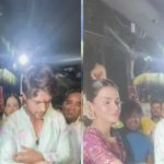 Priyanka Chahar, Ankit Gupta, and Abhishek Kumar Bid Farewell to Ganpati Bappa